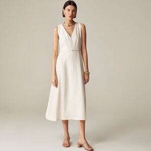 J.Crew Mathilde V neck dress (2P)